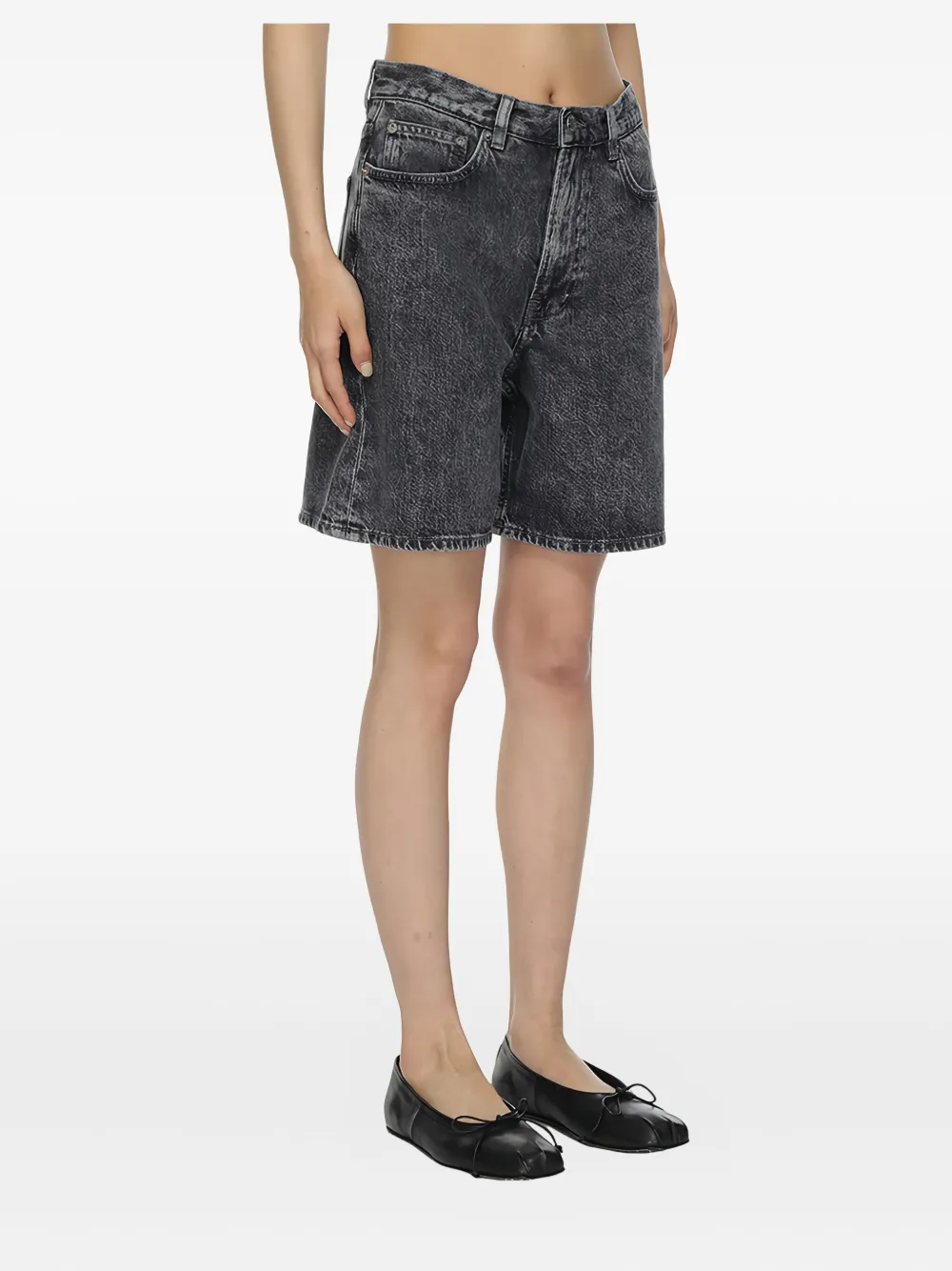 SAMSOE Sashelly denim shorts Grijs
