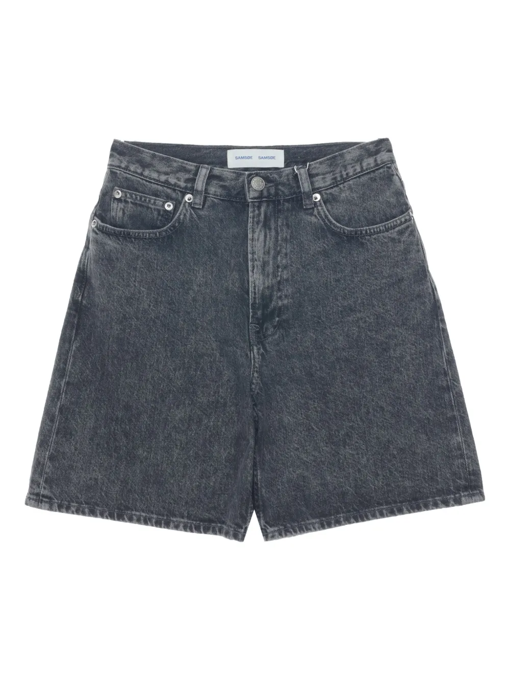 SAMSOE Sashelly denim shorts Grijs