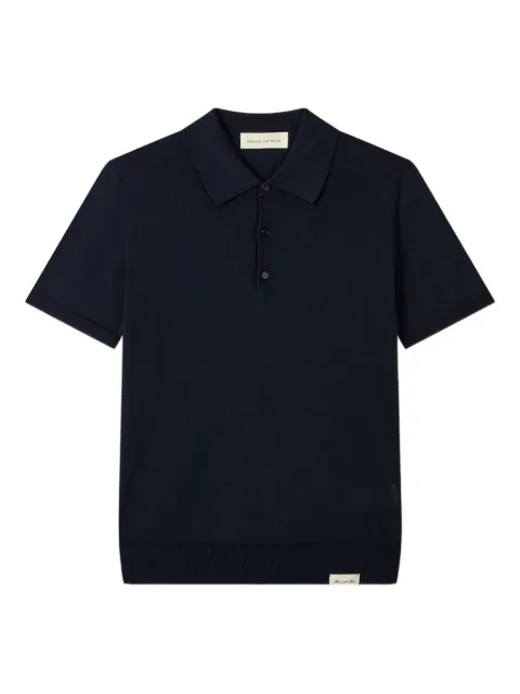 Man On The Boon. knitted polo shirt