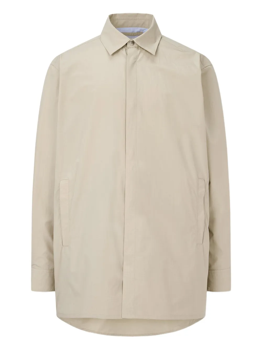 Man On The Boon. long-sleeved overshirt | Neutrals | Image 1