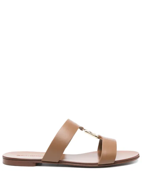 Dolce & Gabbana leather slides