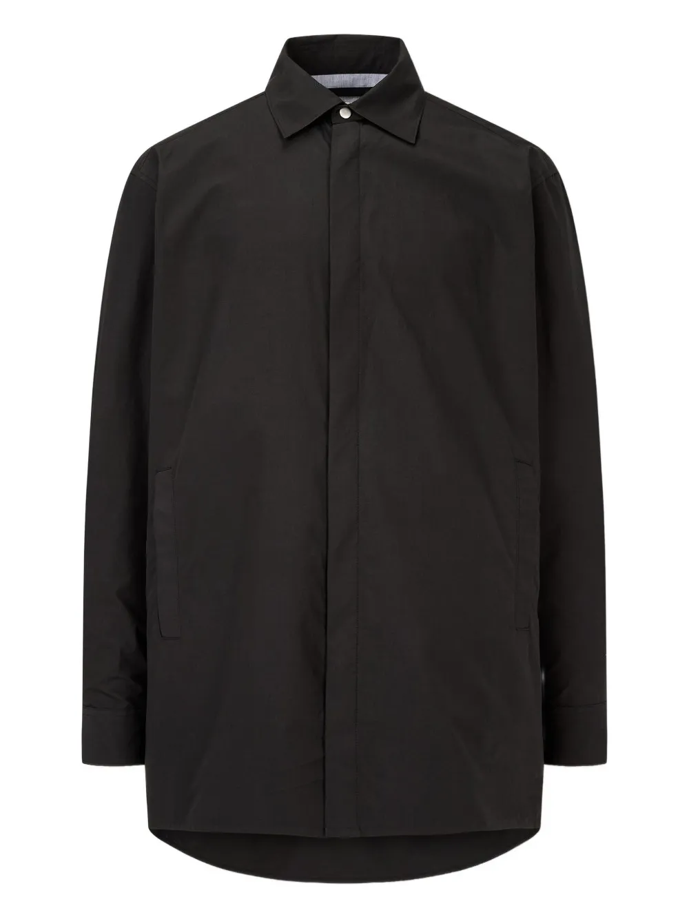Man On The Boon. sobrecamisa de algodón | negro | Image 1