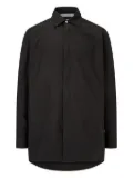 Man On The Boon. cotton overshirt - Black