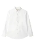 Man On The Boon. button-down long-sleeve shirt - White