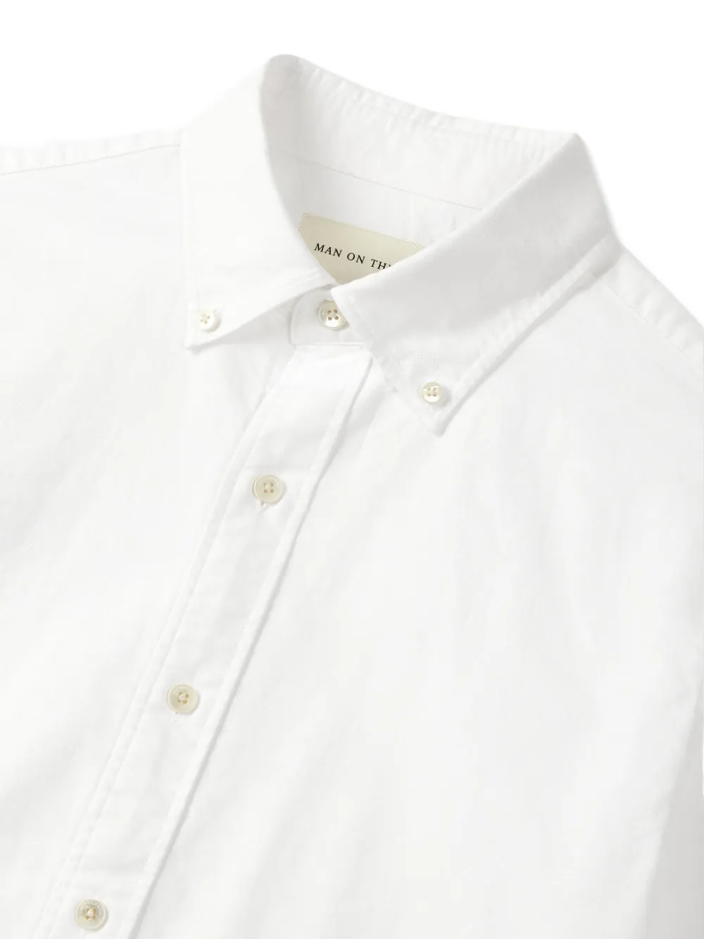 Man On The Boon. Button-down overhemd Wit