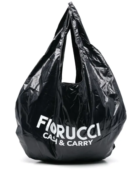 Fiorucci bolsa de hombro con logo estampado