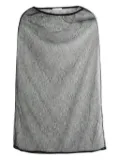 Amomento sheer skirt - Black
