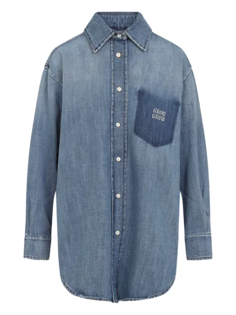 Miu Miu Camicia con applicazione