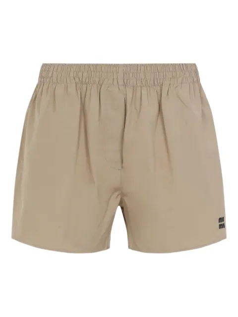 Miu Miu cotton shorts
