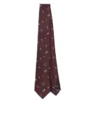 Paul Smith patterned tie - Red