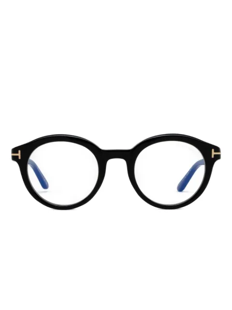 TOM FORD Eyewear round-frame logo-detail glasses