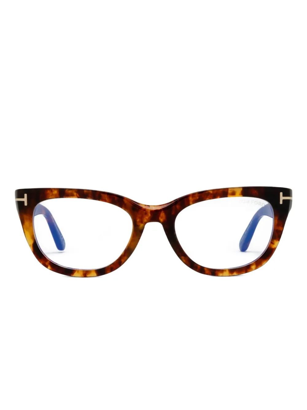 TOM FORD FT6066-B Coloured Havana Bruin
