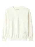 Man On The Boon. logo-tag sweatshirt - White