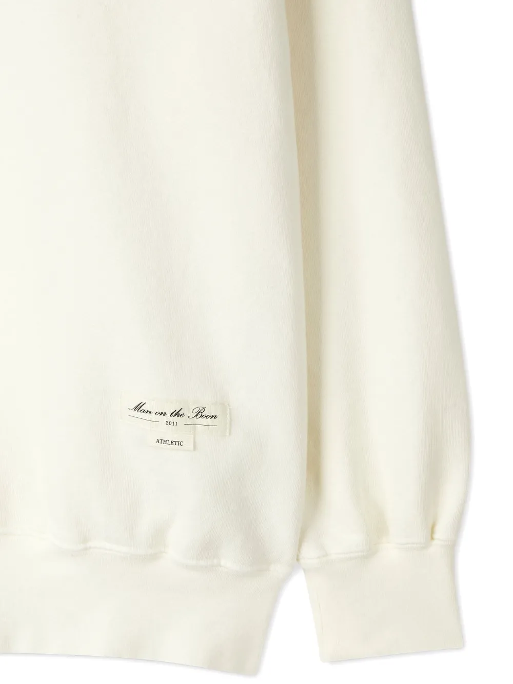 Man On The Boon. Sweater met V-hals Wit