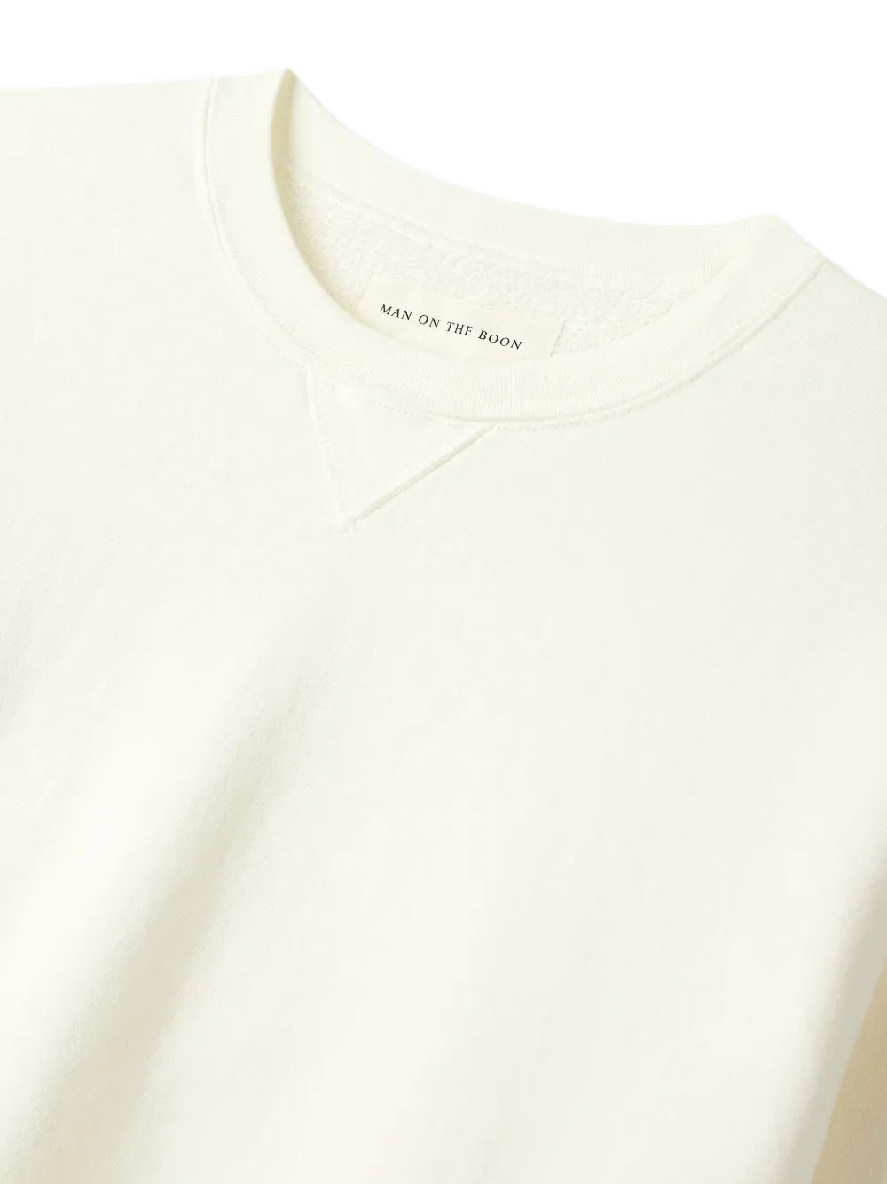 Man On The Boon. Sweater met V-hals Wit