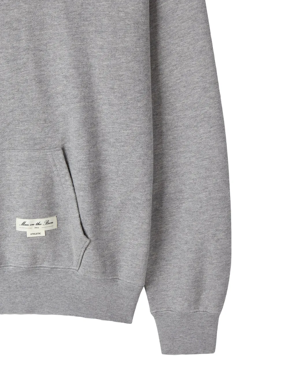 Man On The Boon. Sweater met capuchon Grijs