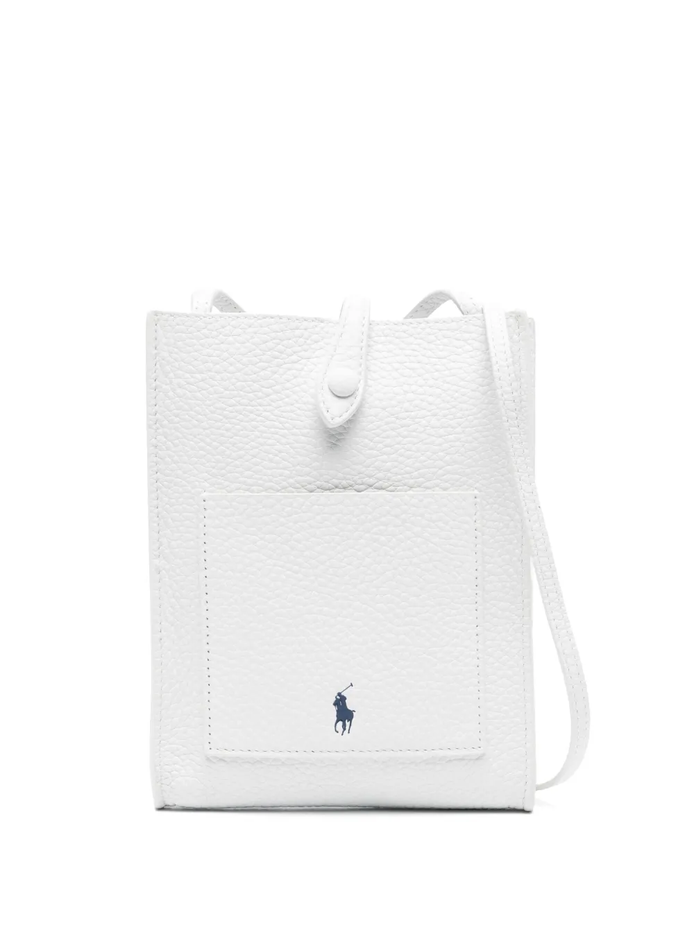 Polo Ralph Lauren レザー ショルダーバッグ - ホワイト Polo Ralph Lauren レザー ショルダーバッグ - ホワイト