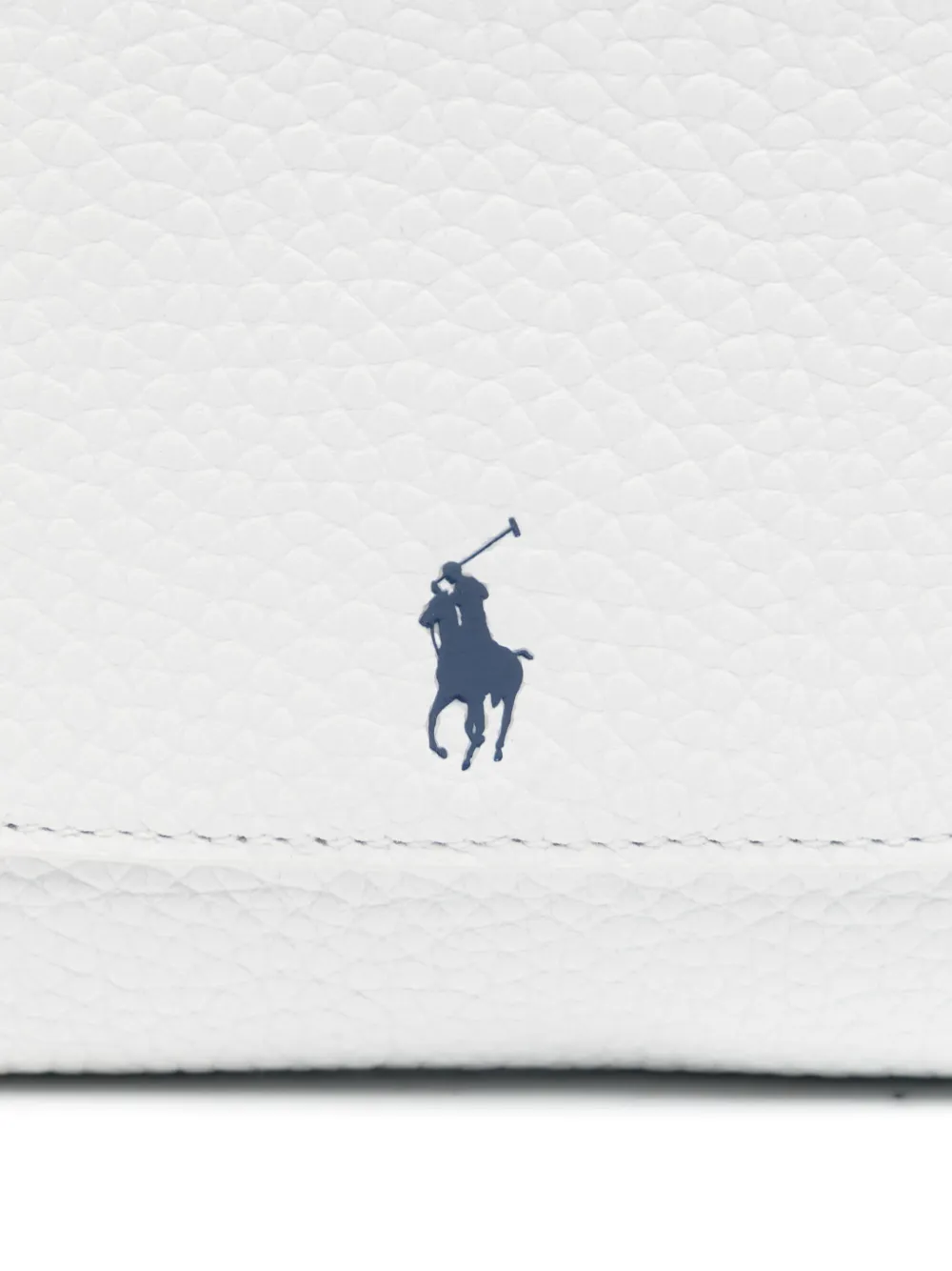 Polo Ralph Lauren Umhängetasche Aus Leder In White