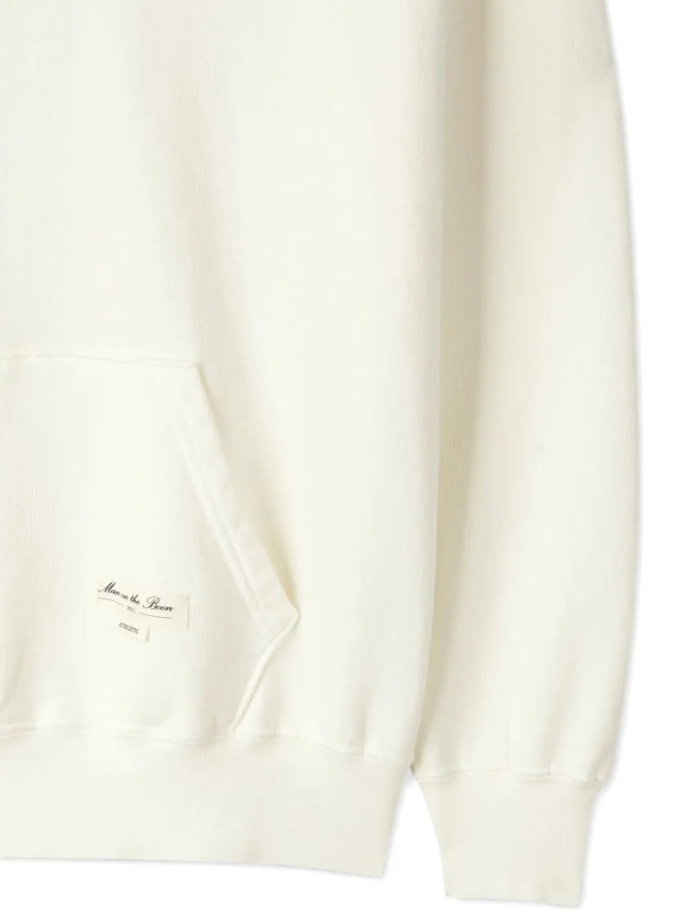 Man On The Boon. Sweater met capuchon Wit