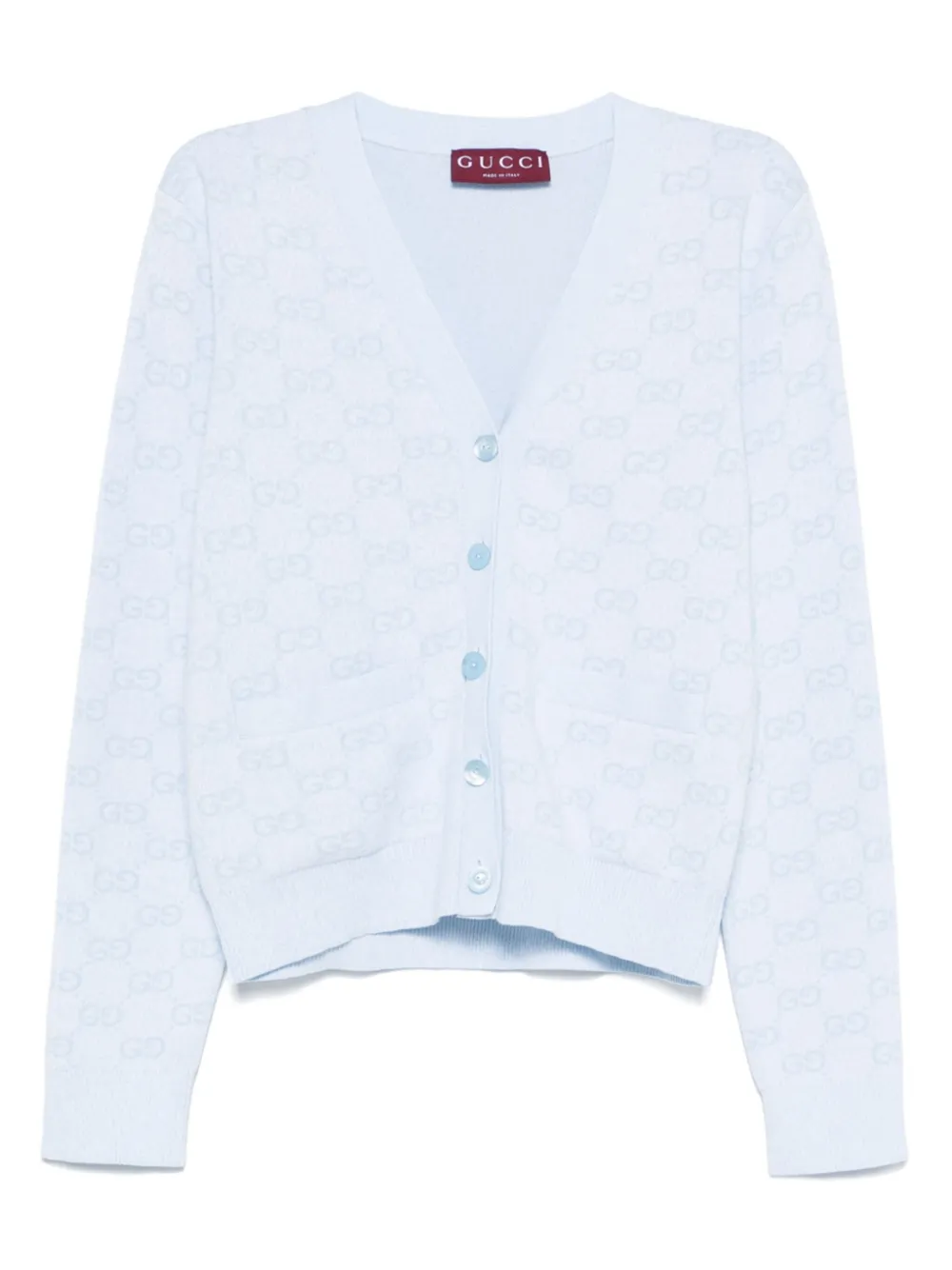 Gucci Vest met GG-jacquard Blauw