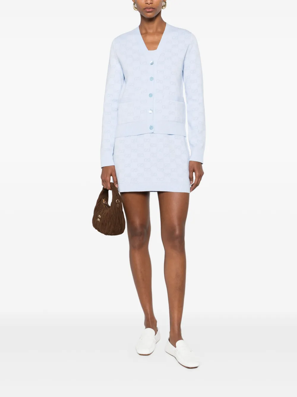 Gucci Vest met GG-jacquard Blauw