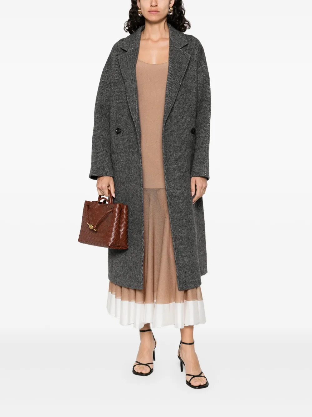 Soft Goat double-breasted coat | Double Breasted & Peacoats | Image 2