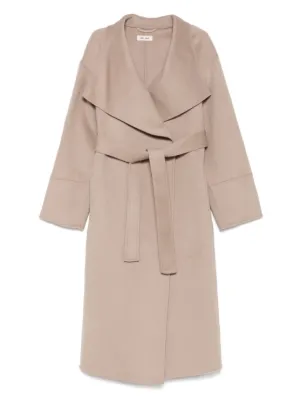 【ほぼ新品】Maison Kitsune WRAP COAT Maison Kitsuné Wrap Coat | Neutrals | FARFETCH GE