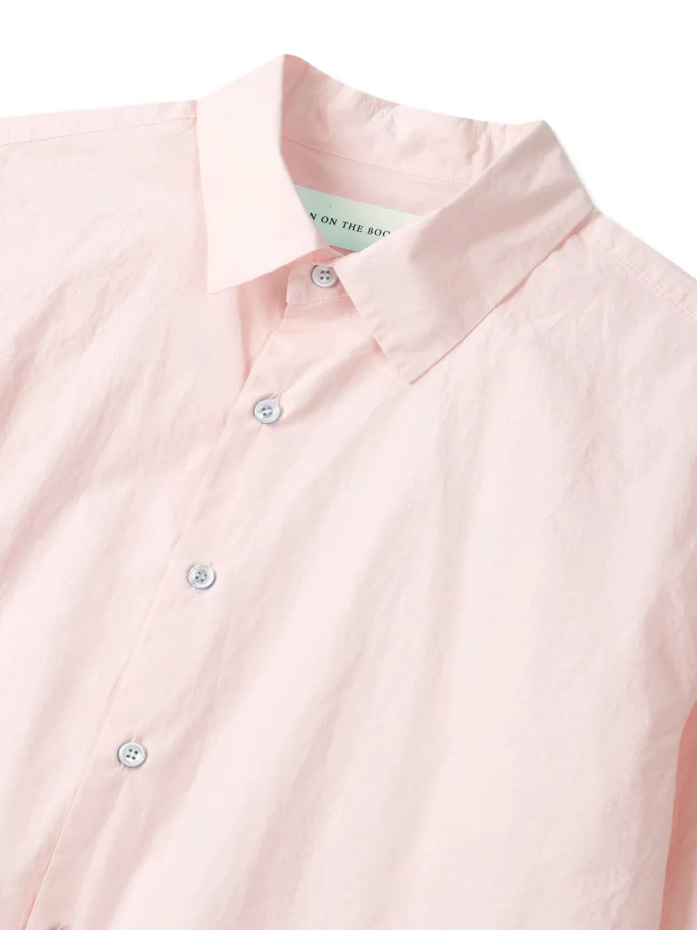 Man On The Boon. Overhemd met klassieke kraag Roze