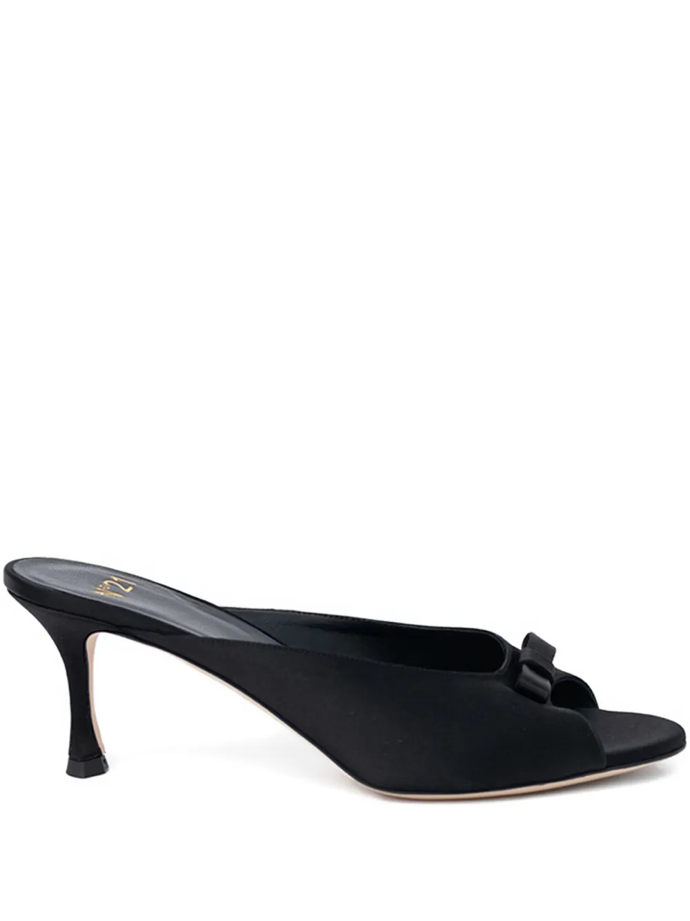 Nº21 bow-embellished sandals Black
