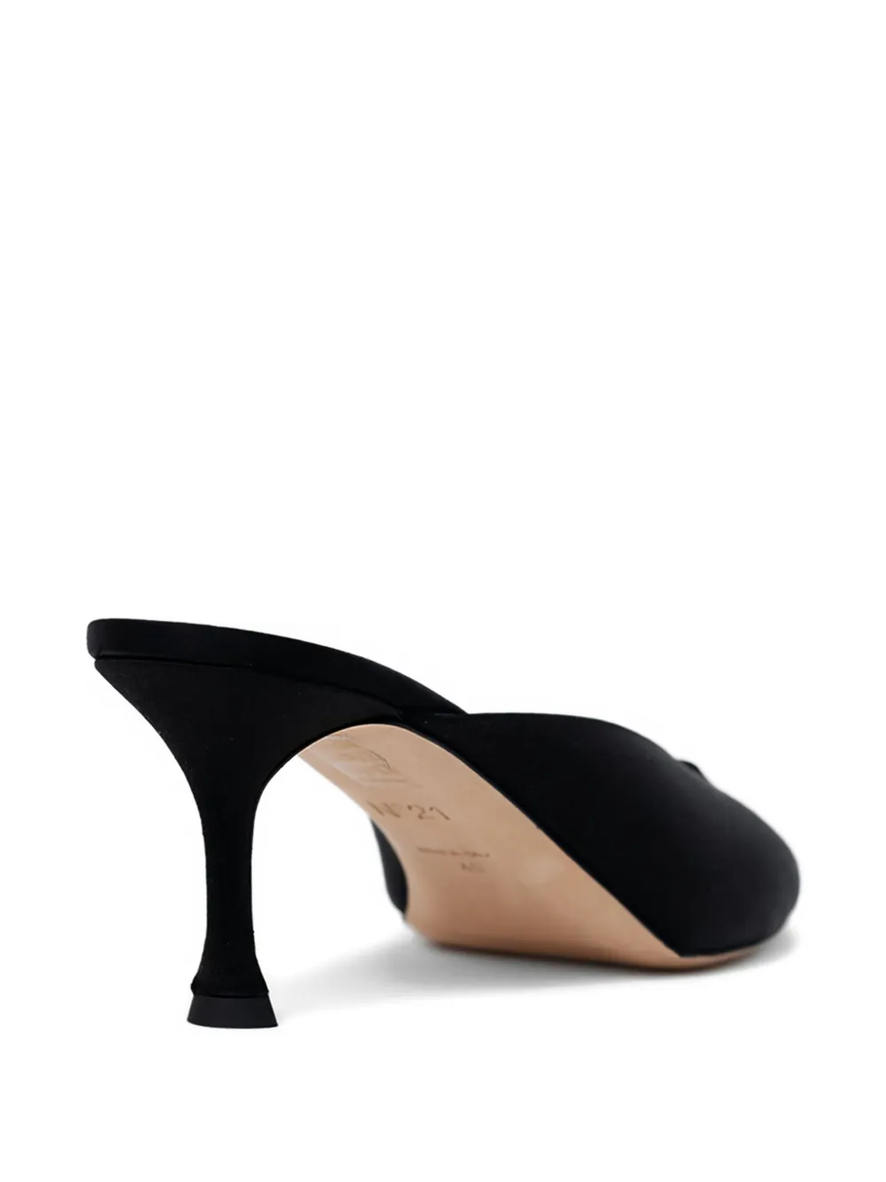 Nº21 bow-embellished sandals Black