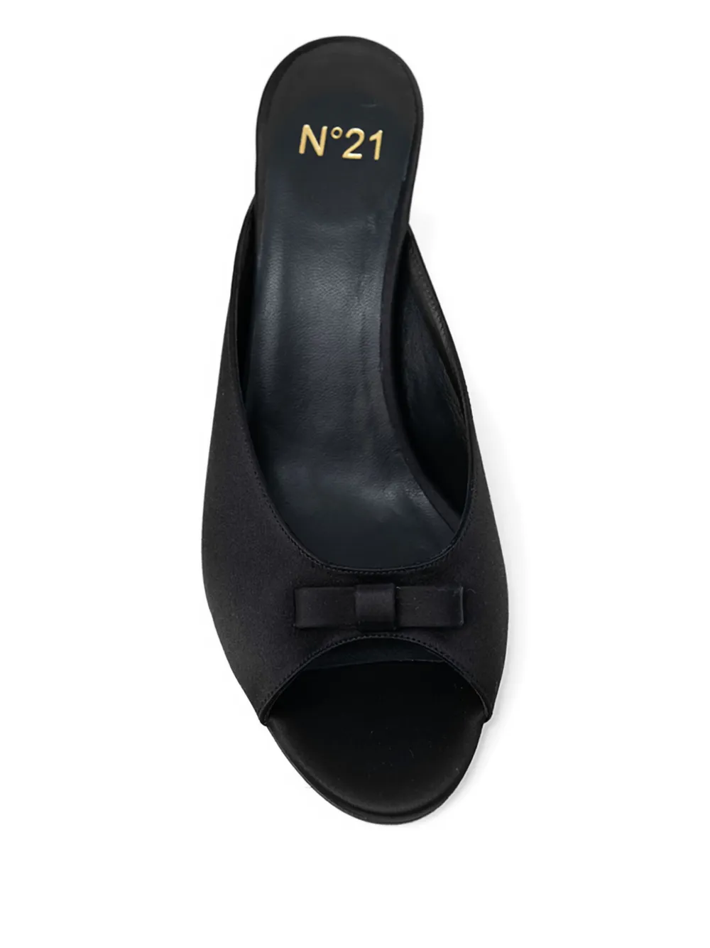 Nº21 bow-embellished sandals Black