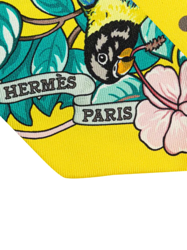Hermès Pre-Owned 2000-2020 ジャングル ラブ ツイリー シルク