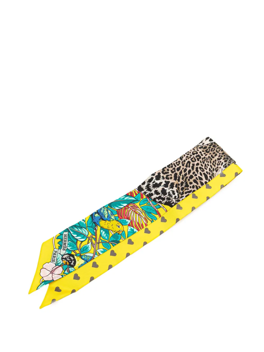 Hermès Pre-Owned 2000-2020 Jungle Love Silk Twilly Scarf scarves - Hermès Pre-Owned 2000-2020 Jungle Love Silk Twilly Scarf scarves -
