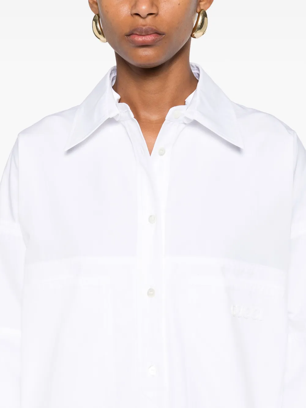 Gucci Popeline shirt Wit