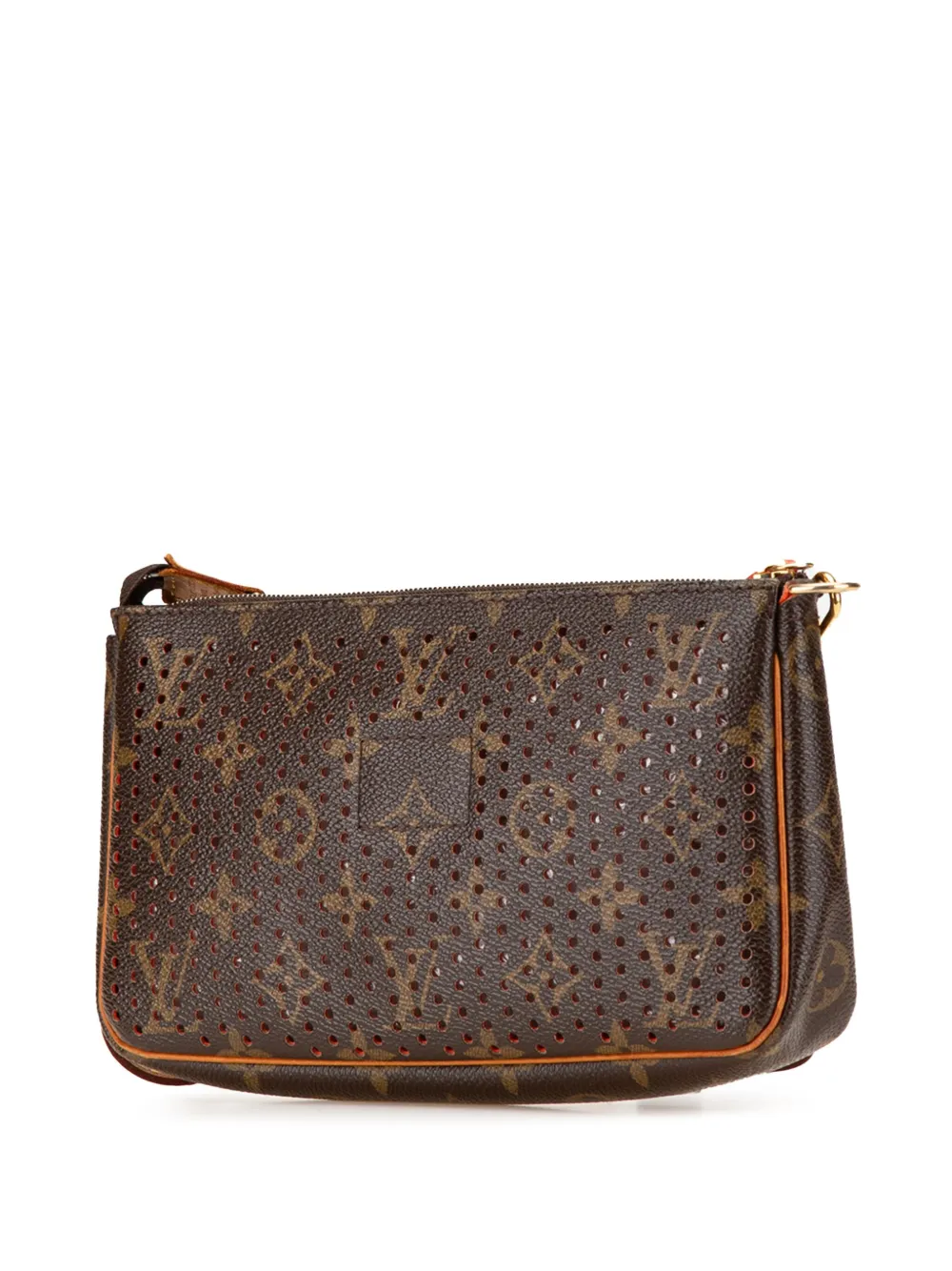 Pre-owned Louis Vuitton 2006 Monogram Perforated Pochette Accessoires Shoulder Bag