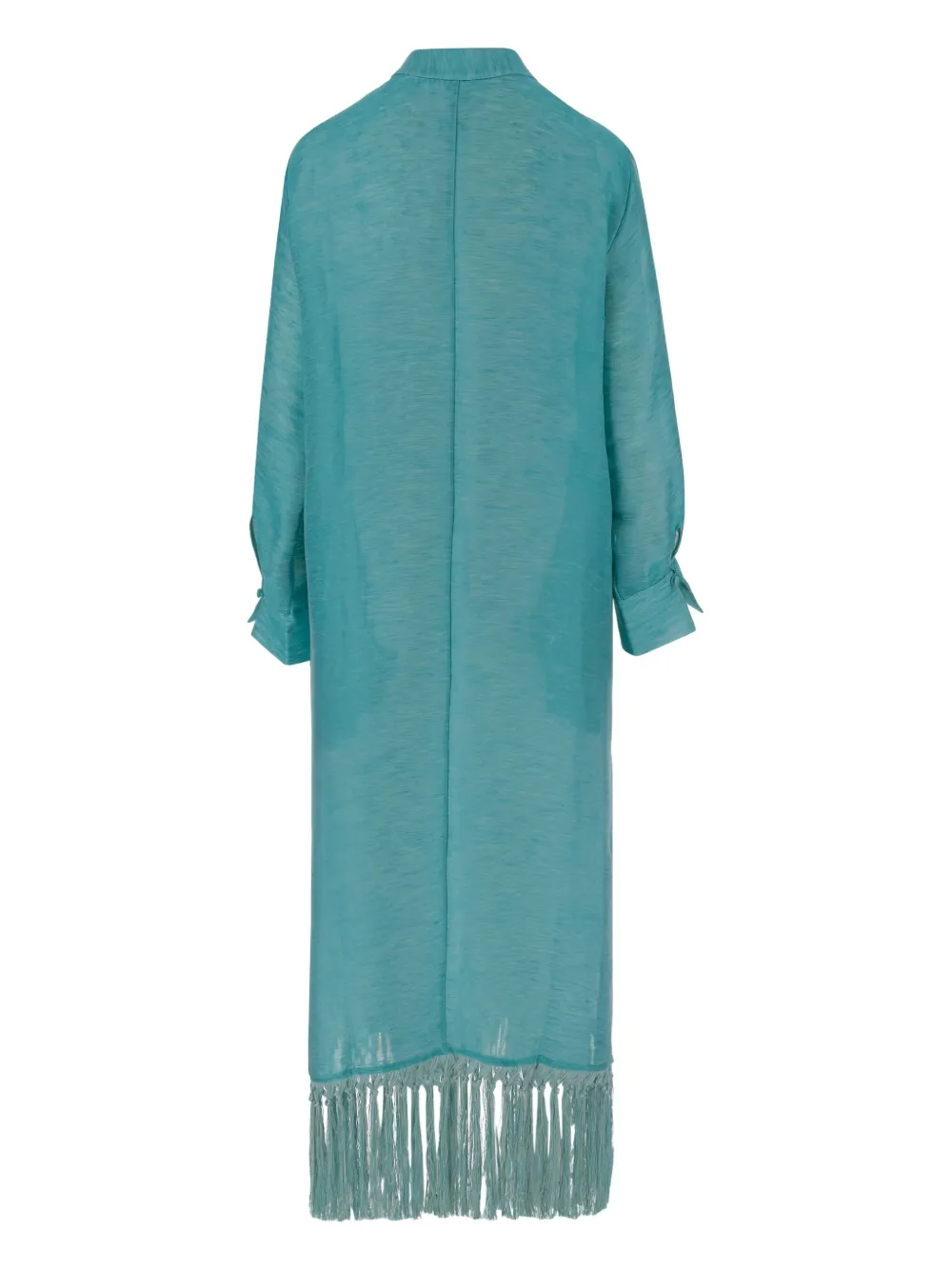 Taller Marmo fringed midi dress - Groen