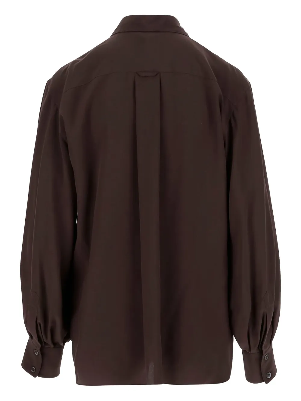 ASPESI silk crepe-de-chine shirt - Bruin