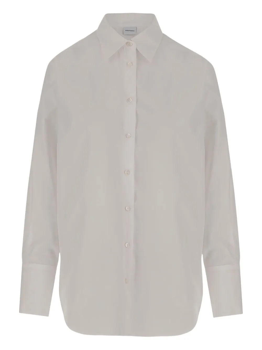 ASPESI cotton poplin shirt | White | Image 1