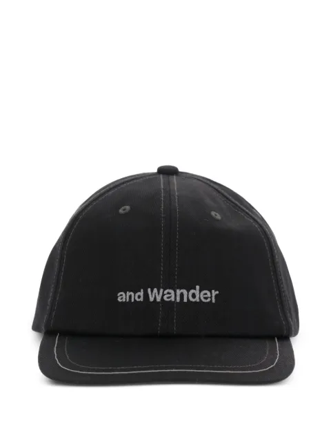 and Wander logo-embroidered cap