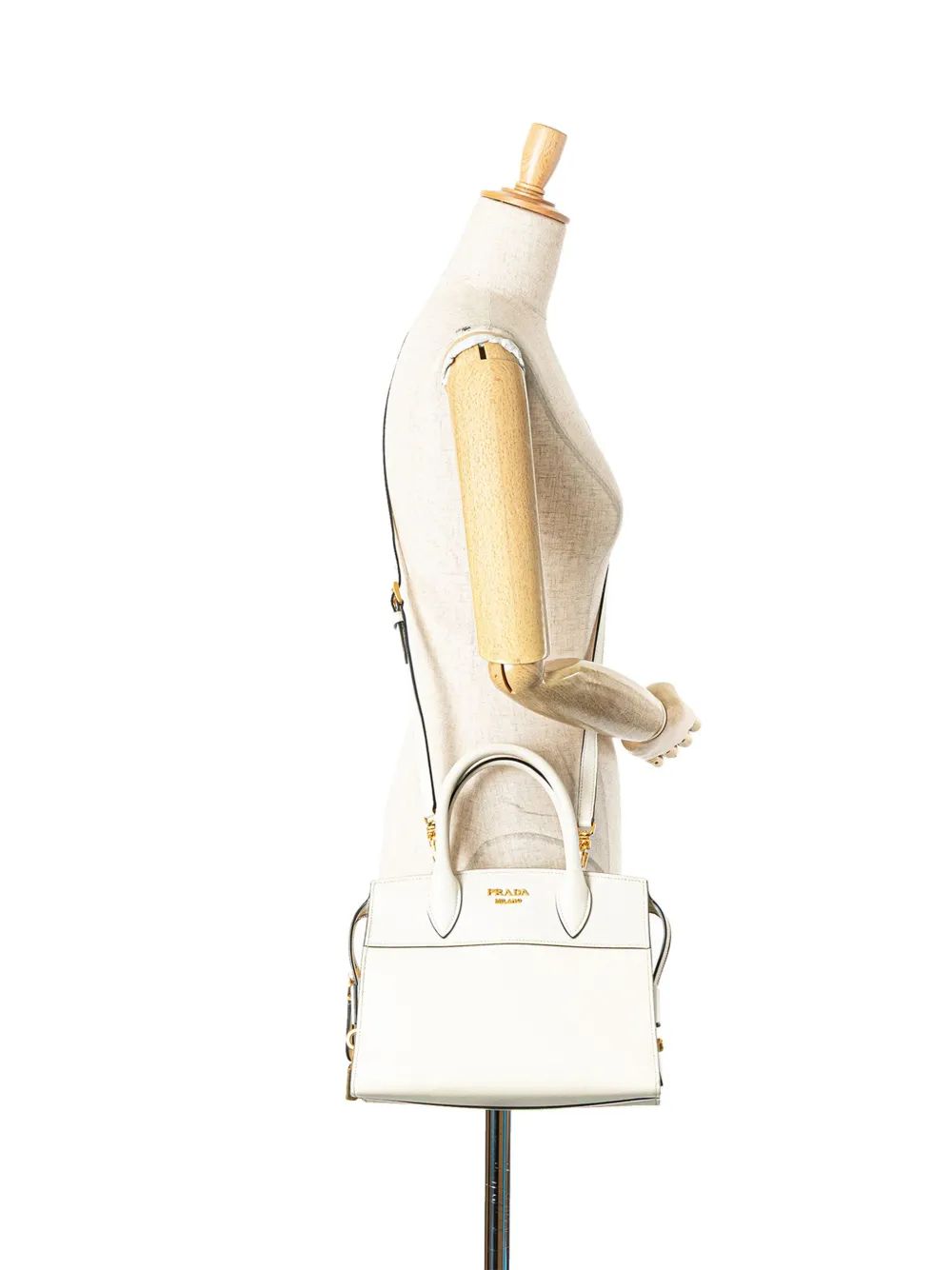 Prada Pre-Owned bolsa satchel Esplanade en piel de becero de ciudad y Saffiano 2010-2024 | Estilos de archivo | Image 2
