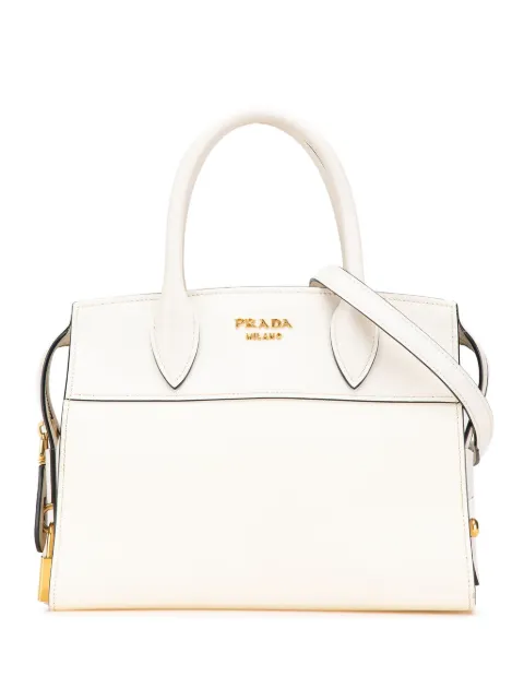 Prada Pre-Owned 2010-2024 Saffiano And City Calf Esplanade satchel