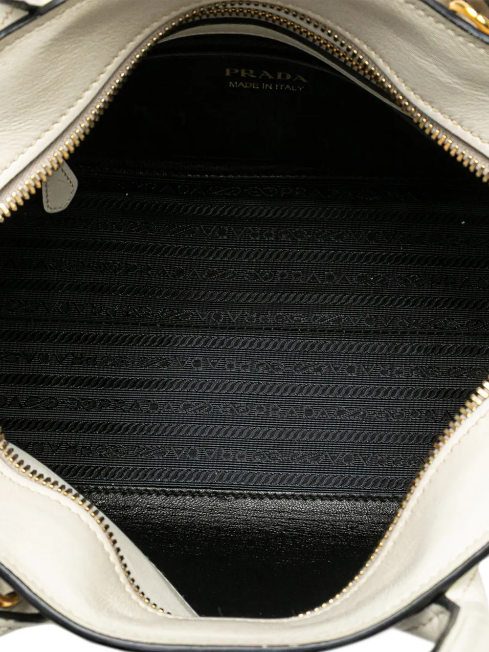 Pre-owned Prada 2010-2024 Saffiano And City Calf Esplanade Satchel