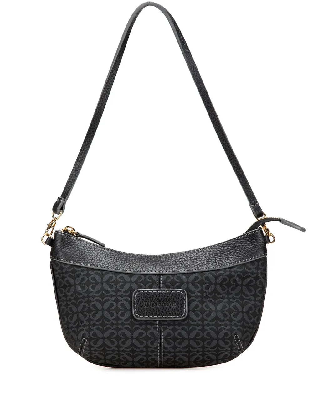 Pre-owned Loewe 2007 Anagram Canvas Shoulder Bag