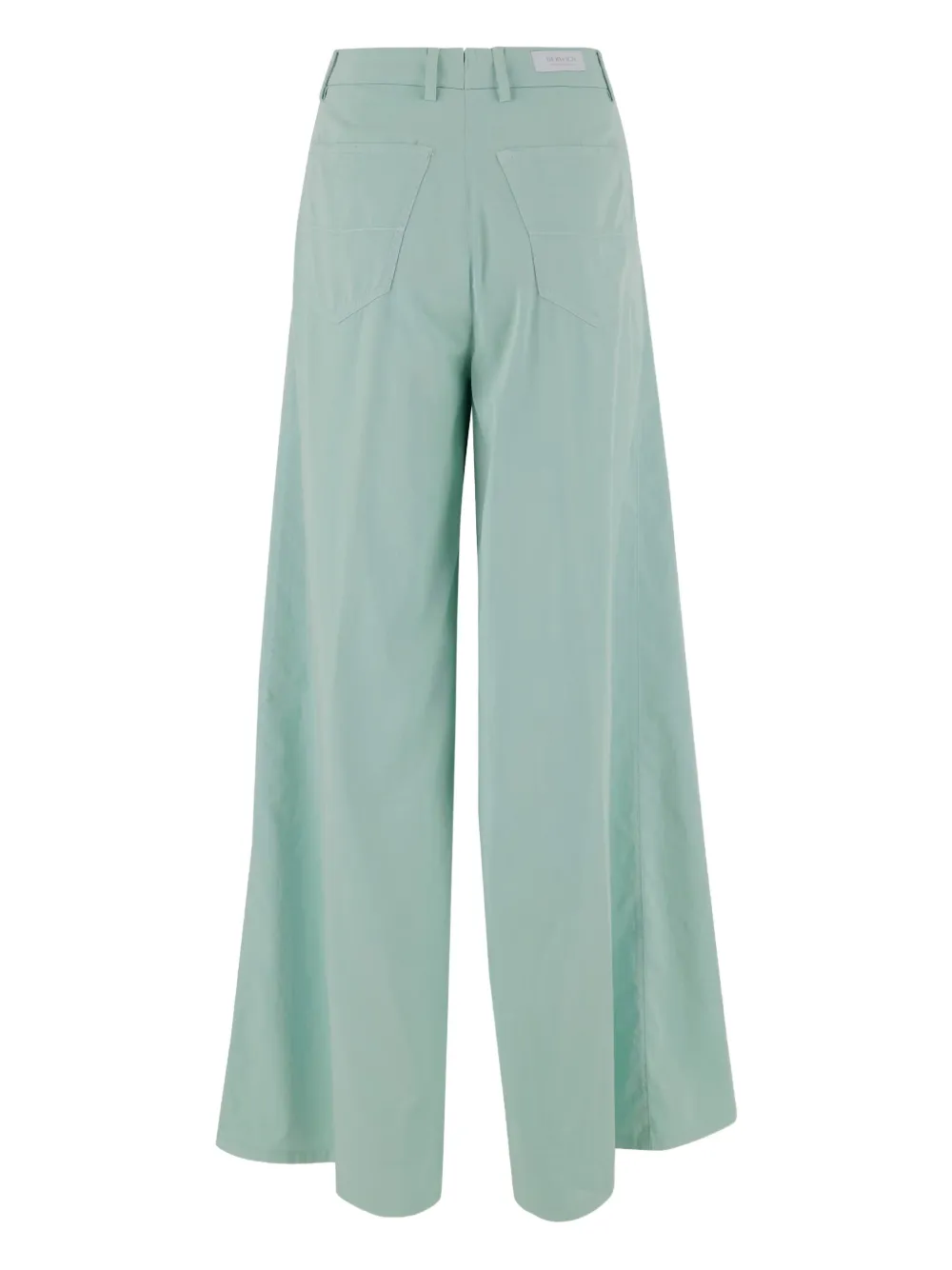 Berwich silk-blend trousers - Groen
