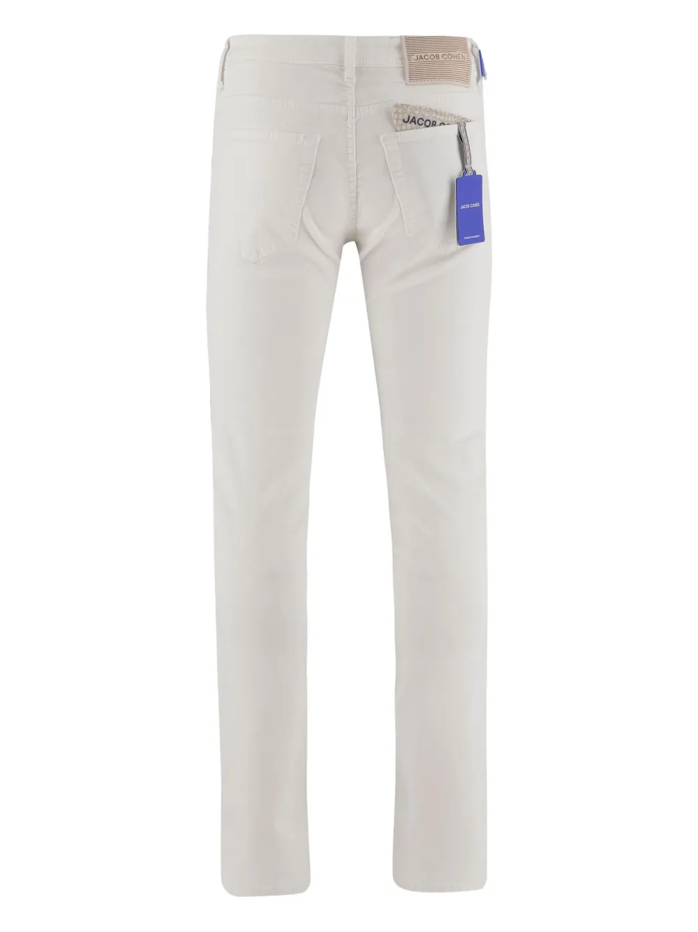 Jacob Cohën logo-patch trousers - Wit