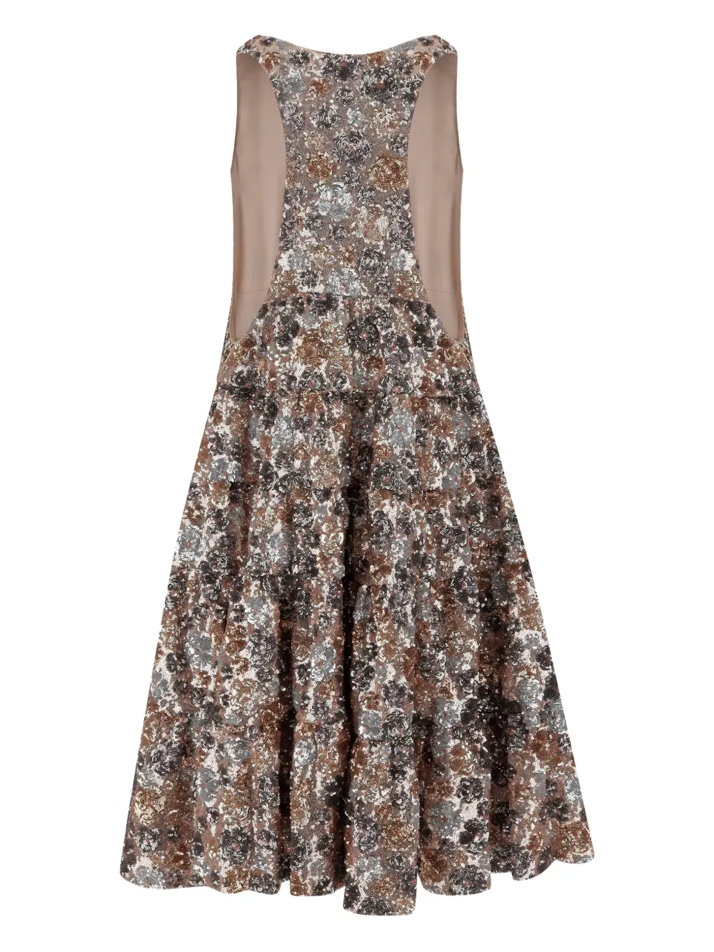 Nº21 sequinned midi dress - Grijs