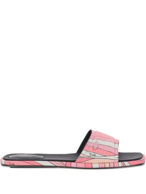 PUCCI silk slides
