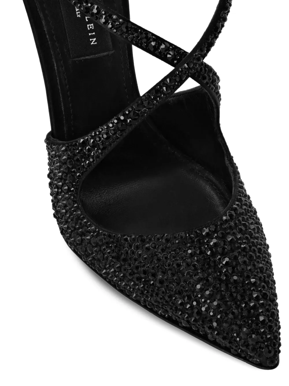Philipp Plein crystal-embellished pumps Zwart