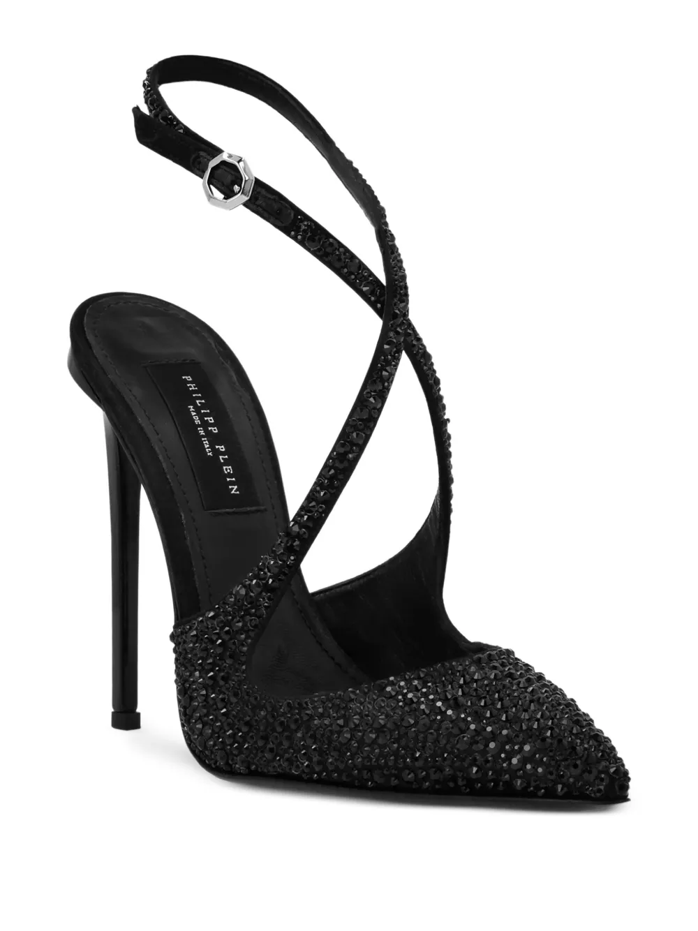 Philipp Plein crystal-embellished pumps Zwart