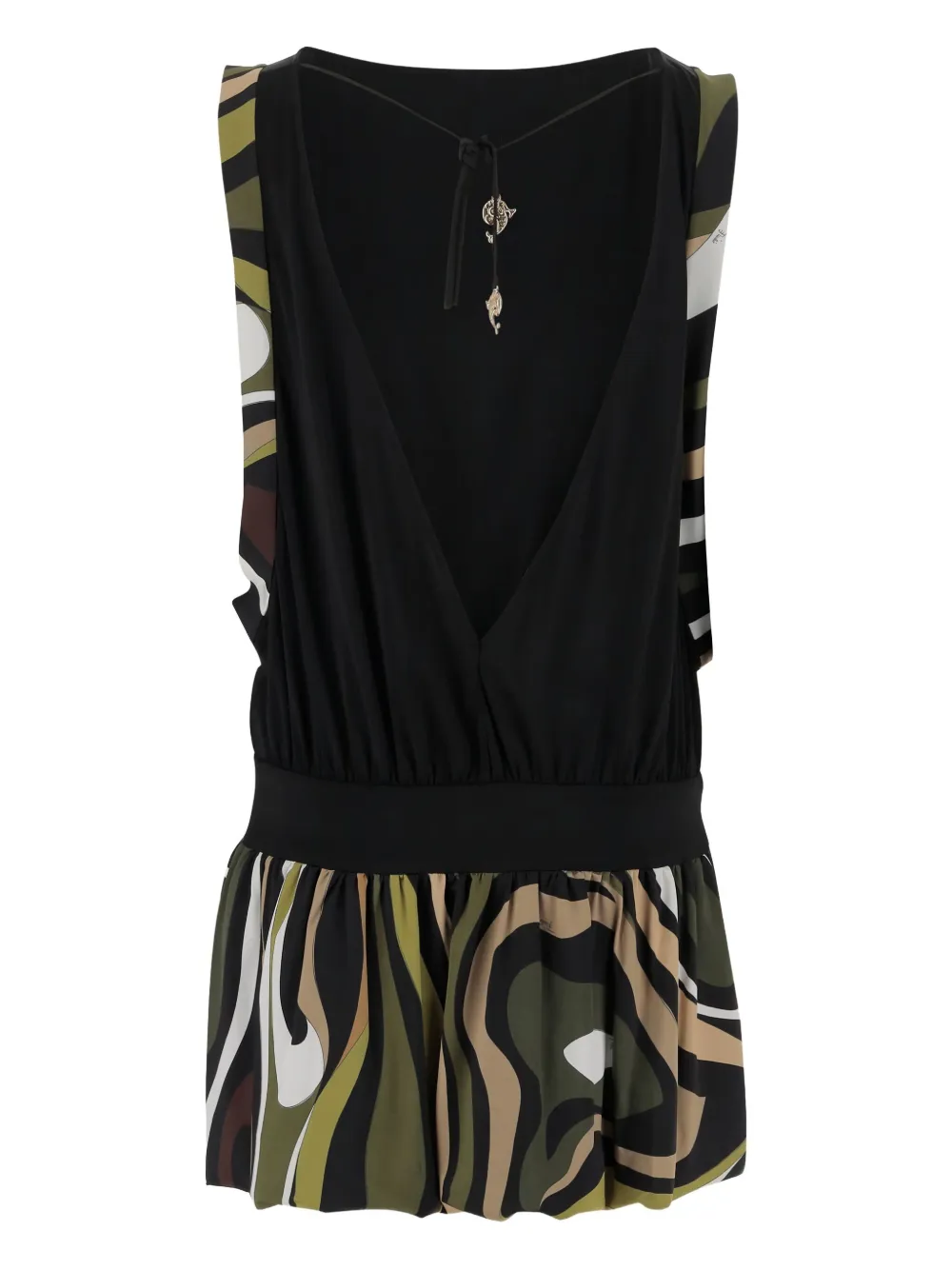 PUCCI Marmo-print midi dress - Zwart